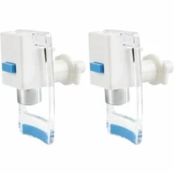 LLOVE Refroidisseur Eau Robinet Plastique Distributeur Eau Nettoyer Robinet Convient Adaptateur Universel Chaud Froid Eau Robinet Remplacement Bleu 2 Pcs