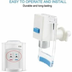 LLOVE Refroidisseur Eau Robinet Plastique Distributeur Eau Nettoyer Robinet Convient Adaptateur Universel Chaud Froid Eau Robinet Remplacement Bleu 2 Pcs -Promos Récupération Magasin 64871486 5