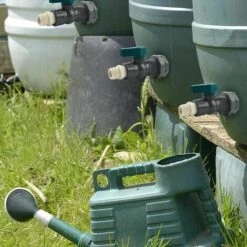 Connecteur Réservoirs D'eau En PVC Robinet Baril De Pluie En PVC 3/4 Pouce Avec Raccord De Cloison Et Adaptateur De Tuyau S'arêern -Promos Récupération Magasin 65358952 2