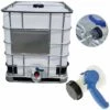BDD 62mm Adaptateur Vidange Adaptateur Valise Adaptateur 1000l Ibc Vanne Papillon Commutateur Pour Ibc Réservoir D'eau