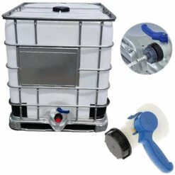BDD 62mm Adaptateur Vidange Adaptateur Valise Adaptateur 1000l Ibc Vanne Papillon Commutateur Pour Ibc Réservoir D'eau