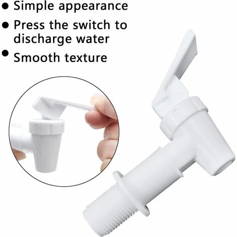 KAEJYIUT Plastique Robinet,Robinet De Tonneau, Distributeur De Boissons,pour Homebrew Barrel Fermenter Vin Bière Distributeur De Jus De Boisson Spigot(6 Pieces) 5 KAEJYIUT Plastique Robinet,Robinet De Tonneau, Distributeur De Boissons,pour Homebrew Barrel Fermenter Vin Bière Distributeur De Jus De Boisson Spigot(6 Pieces) – Image 3