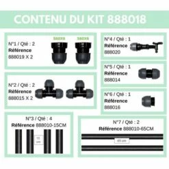 MULTICUVES Kit Raccordement 2 Cuves Eau 1000 L - S60X6 / S60X6 -Promos Récupération Magasin 6591637 4