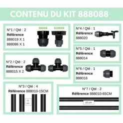 MULTICUVES Kit Raccordement 2 Cuves Eau 1000 L - S60X6 / S100X8 9 MULTICUVES Kit Raccordement 2 Cuves Eau 1000 L - S60X6 / S100X8 -Promos Récupération Magasin 6591790 4