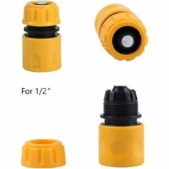 Deckon Jeu De Raccords Pour Tuyaux De Jardin En Plastique Y Compris Connecteur à Dégagement Rapide Raccord De Robinet à Raccord Fileté 1/2 '' 3/4 'et Connecteur De Robinet Rond Pour Jardin Et Maison -Promos Récupération Magasin 66077113 3