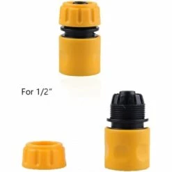 Deckon Jeu De Raccords Pour Tuyaux De Jardin En Plastique Y Compris Connecteur à Dégagement Rapide Raccord De Robinet à Raccord Fileté 1/2 '' 3/4 'et Connecteur De Robinet Rond Pour Jardin Et Maison -Promos Récupération Magasin 66077113 4