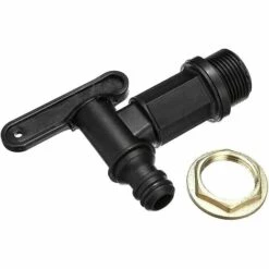Cisea Robinet De Réservoir En Plastique 1000l, Adaptateur De Boîte De Stockage D'eau Ibc, Adaptateur De Robinet De Tuyau D'arrosage, Pour Collecteur D'eau De Pluie, Réservoir De Carburant (cuivre) -Promos Récupération Magasin 66080100 4