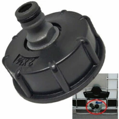 TANCYCO Adaptateur De Réservoir IBC Connecteur D'adaptateur Robinet Tuyau Hoze Bouchon Eau Bowser Ajustement Standard -Promos Récupération Magasin 66083817 3