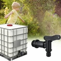 Robinet Cuve Plastique,Adaptateur De Boîte De Rangement D'eau IBC,Adaptateur Robinet Tuyau Arrosage,pour Recuperateur Eau De Pluie, Avec Joint, Contre-écrou Et Raccord De Robinet, 3/4" (2PCS) Ephé 10 Robinet Cuve Plastique,Adaptateur De Boîte De Rangement D'eau IBC,Adaptateur Robinet Tuyau Arrosage,pour Recuperateur Eau De Pluie, Avec Joint, Contre-écrou Et Raccord De Robinet, 3/4" (2PCS) Ephé -Promos Récupération Magasin 66342234 4