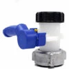 OCXIN Adaptateur De Réservoir D'eau IBC Universal Flap Tap Réservoir D'eau Raccord De Tuyau Adaptateur De Sortie Pour Robinet De Vidange De Réservoir D'eau, Rain Butt, Canister, Container (62mm) -Promos Récupération Magasin 66965255 1