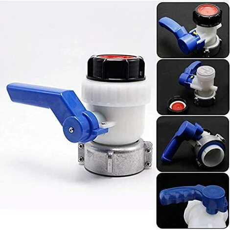 OCXIN Adaptateur De Réservoir D'eau IBC Universal Flap Tap Réservoir D'eau Raccord De Tuyau Adaptateur De Sortie Pour Robinet De Vidange De Réservoir D'eau, Rain Butt, Canister, Container (62mm) 6 OCXIN Adaptateur De Réservoir D'eau IBC Universal Flap Tap Réservoir D'eau Raccord De Tuyau Adaptateur De Sortie Pour Robinet De Vidange De Réservoir D'eau, Rain Butt, Canister, Container (62mm) – Image 4