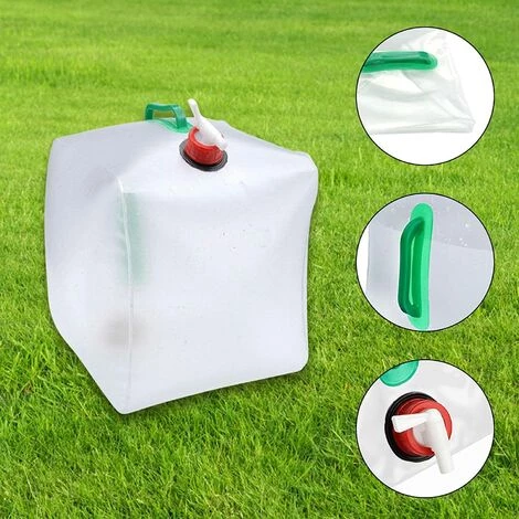 AOUGO Bidons D'eau Pliables 10L, Récipient à Eau Pour Sac à Dos | Pot D'eau Potable De Voiture Avec Poignée Robinet Bouchon à Vis, Pour Randonnée En Plein Air Pique-nique Voyage Barbecue Pique-nique, 10L (1pcs) 7 AOUGO Bidons D'eau Pliables 10L, Récipient à Eau Pour Sac à Dos | Pot D'eau Potable De Voiture Avec Poignée Robinet Bouchon à Vis, Pour Randonnée En Plein Air Pique-nique Voyage Barbecue Pique-nique, 10L (1pcs) – Image 5