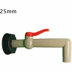 Jardin Piscine IBC 1000L Raccord Robinet En Plastique, Adaptateur De Réservoir De Vidange De Filetage Gros 60 Mm Pour Robinet De Jardin D'adaptateur De Cuve, 20/25/32mm Exportation（25mm） LangRay -Promos Récupération Magasin 66993268 3