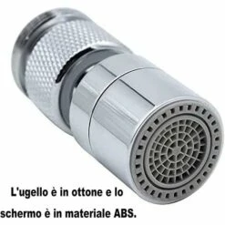 BAICCCF Robinet De Cuve De Récupération D'eau 2pcs 360 Pivotant Robinet Aérateur Laiton 2 Modes Réglable Robinet De Cuisine Filtre Barboteur Avec Adaptateur De Buse - Pour Robinets Avec Buse À Filetage Externe M22 Ou -Promos Récupération Magasin 66995130 5