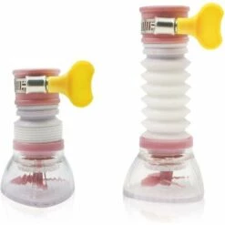 BAICCCF Robinet De Cuve De Récupération D'eau 2pcs 360 Aérateur D'évier De Cuisine Rotatif, Tête De Robinet De Cuisine, Purificateur D'eau Pivotant, économie D'eau, Adaptateur De Filtre De Robinet, Bec D'extension Anti-éclaboussures