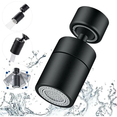 BAICCCF Robinet De Cuve De Récupération D'eau Aérateur De Robinet, Pivotant à 360 Degrés-2 Modes De Filtre De Robinet De Cuisine Réglable Pour Cuisine Salle De Bain, Avec Adaptateur 24 Mm Filetage Externe-22 Mm Interne 3 BAICCCF Robinet De Cuve De Récupération D'eau Aérateur De Robinet, Pivotant à 360 Degrés-2 Modes De Filtre De Robinet De Cuisine Réglable Pour Cuisine Salle De Bain, Avec Adaptateur 24 Mm Filetage Externe-22 Mm Interne
