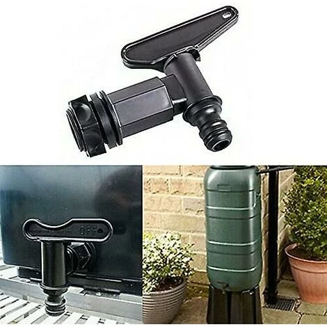 BAICCCF Robinet De Cuve De Récupération D'eau Robinet De Réservoir 1 Pièces, Adaptateur De Boîte De Stockage D'eau Ibc, Adaptateur De Robinet De Tuyau D'arrosage, Pour Collecteur D'eau De Pluie, Réservoir De Carburant 6 BAICCCF Robinet De Cuve De Récupération D'eau Robinet De Réservoir 1 Pièces, Adaptateur De Boîte De Stockage D'eau Ibc, Adaptateur De Robinet De Tuyau D'arrosage, Pour Collecteur D'eau De Pluie, Réservoir De Carburant – Image 4