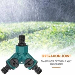 BAICCCF Robinet De Cuve De Récupération D'eau Adaptateur Séparateur De Tuyau D'arrosage 2 Pièces 2 Voies Pour Robinet Séparateur En Y Avec Tuyau De 3/4 Pouces -Promos Récupération Magasin 66995417 4