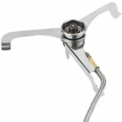 BAICCCF Robinet De Cuve De Récupération D'eau 1 Pièces Adaptateur De Réchaud De Camping Réservoir Connecteur De Cuisson Conversion Pique-nique Cuisinière à Gaz Transfert De Chaleur Lien Allongé Fendu Extérieur Pliable