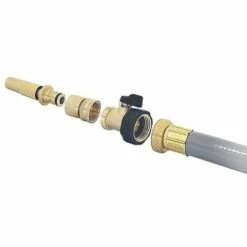 BAICCCF Robinet De Cuve De Récupération D'eau Connecteur De Tuyau D'arrosage En Laiton à Filetage Femelle 2 Pièces 3/4 Pouces Et Connecteur De Robinet En Laiton à Filetage Mâle Connecteur Rapide, Adaptateur De Robinet Fileté -Promos Récupération Magasin 66995462 3