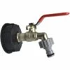 YOOUYIDA Adaptateur De Réservoir De Robinet IBC Adaptateur De Vidange De Qualité Alimentaire Pour Robinet De Réservoir Fourre-tout En Laiton 1/2, IBC Robinet Cuve -Promos Récupération Magasin 67467107 1