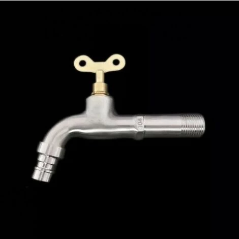 GRID COOL Plein Cuivre Avec Serrure Robinet En Plein Air Robinet Vintage Anti-vol Interrupteur À Clé Lent Ouvert Robinet 4 GRID COOL Plein Cuivre Avec Serrure Robinet En Plein Air Robinet Vintage Anti-vol Interrupteur À Clé Lent Ouvert Robinet – Image 2