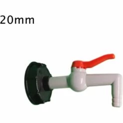 FLYME DN40/50 Raccord Robinet En Plastique Sortie 20mm 90 Degrés, Adaptateur De Réservoir De Vidange IBC, IBC Adaptateur De Réservoir/cuve,Robinet Sortie Cuve -Promos Récupération Magasin 67637372 4