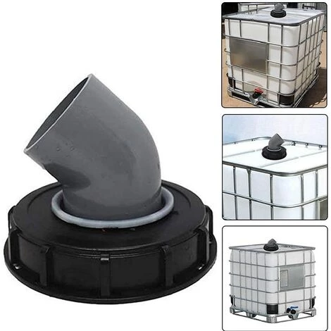 ENLENK Couvercle En Plastique De Tonne De Tonne 163mm 45 Degrés Eau De Pluie Couvercle De Couvercle De Couvercle De Couvercle De Couvercle De Couvercle De Chapeau De Couvercle Noir Noir, Tuyau De Jardin 4 ENLENK Couvercle En Plastique De Tonne De Tonne 163mm 45 Degrés Eau De Pluie Couvercle De Couvercle De Couvercle De Couvercle De Couvercle De Couvercle De Chapeau De Couvercle Noir Noir, Tuyau De Jardin – Image 2