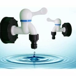 ENLENK Adaptateur De Réservoir IBC S60x6 Vanne Robinet Robinet En Plastique Connecteur De Tuyau Tonne Baril Raccord Adaptateur Pour Récupérateurs Eau De Pluie Raccord Sortie Raccord -Promos Récupération Magasin 67683466 3
