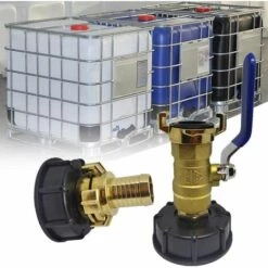 AOUGO Adaptateur IBC S60x6 Vanne Robinet Jardin 3/4,Sortie Raccord Rapide 20/25mm Récupérateurs Eau De Pluie Raccord,IBC Adaptateur De Réservoir D'eau Pour IBC D'adaptateur De Cuve (3/4Tête Carte+vanne) 11 AOUGO Adaptateur IBC S60x6 Vanne Robinet Jardin 3/4,Sortie Raccord Rapide 20/25mm Récupérateurs Eau De Pluie Raccord,IBC Adaptateur De Réservoir D'eau Pour IBC D'adaptateur De Cuve (3/4Tête Carte+vanne) -Promos Récupération Magasin 67704569 5