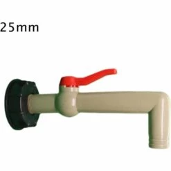 ECHOO DN40/50 Raccord Robinet En Plastique Sortie 25mm 90 Degrés, Adaptateur De Réservoir De Vidange IBC, IBC Adaptateur De Réservoir/cuve,Robinet Sortie Cuve -Promos Récupération Magasin 67883490 4