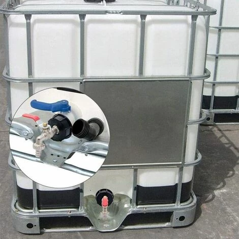 GRID COOL Adaptateur IBC 1000 L Adaptateur De Réservoir IBC Adaptateur De Réservoir S60X6 Pour Robinet De Jardin En Laiton 1,27 Cm Raccord De Tuyau D'huile Carburant 7 GRID COOL Adaptateur IBC 1000 L Adaptateur De Réservoir IBC Adaptateur De Réservoir S60X6 Pour Robinet De Jardin En Laiton 1,27 Cm Raccord De Tuyau D'huile Carburant – Image 5