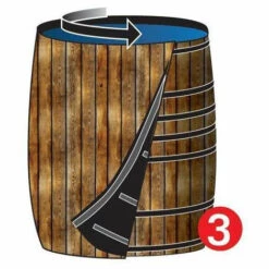 MULTITANKS Housse Décorative Pour Fut / Bidon De 120 Litres Environ -Promos Récupération Magasin 6971935 3