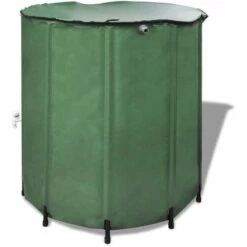 VidaXL Réservoir D'Eau De Pluie Pliable 250 L - Vert -Promos Récupération Magasin 930642 5