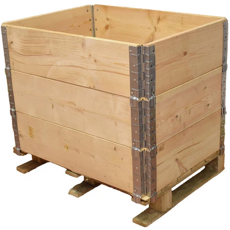 MULTITANKS Réhausse De Palette En Bois Naturel 800 X 600mm 4 MULTITANKS Réhausse De Palette En Bois Naturel 800 X 600mm – Image 2